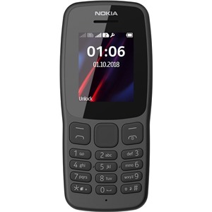 Сотовый телефон NOKIA 106 DS Grey TA-1114