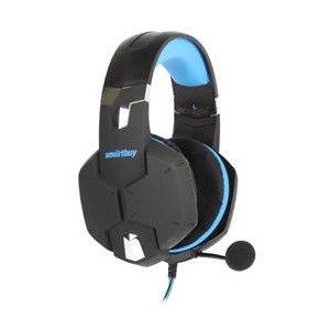 Гарнитура игровая Smartbuy RUSH Viper SBHG-2000  черн/синяя / динамики 50мм / переходник для ПК