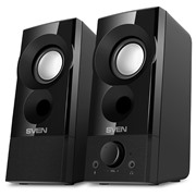 Акустическая система Sven 357 черный 2х3Вт,Bt,