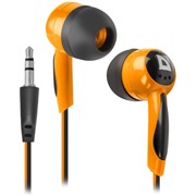 Наушники Defender Basic 604 черные+оранжевый