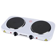 Плитка электрическая АКСИНЬЯ КС-004 white 2 конф.,  ДИСК