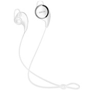 Наушники QCY QY8 белые Bluetooth-гарнитура, вкладыши вакуумные