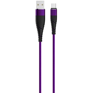 Кабель OLMIO (039052) Solid micro USB индиго, 1.2 м, 2.1A  усиленный
