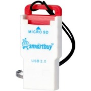 Карт-ридер USB2.0 Reader SmartBuy SBR-707-R красный microSD/microSDHC
