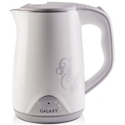 Чайник GALAXY GL 0301 белый 2000Вт, 1.5 л, металл+пластик