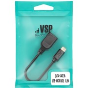 Адаптер BoraSCO (38280) OTG micro USB, 0.15м, черный