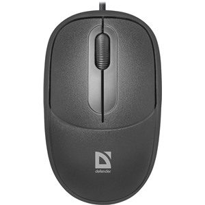 Мышь проводная Defender Datum-980 черный 1000 dpi
