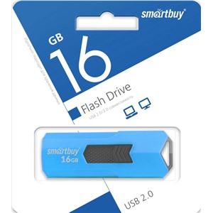 USB флеш накопитель 16 Gb SmartBuy STREAM Blue SB16GBST-B