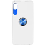 Чехол DF sTRing-01 Samsung Galaxy A10 (blue) силиконовый с кольцом