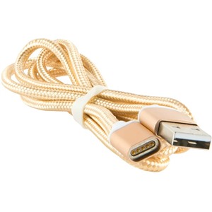 Кабель Red Line Магнитный USB-C, золото, нейлоновая оплетка