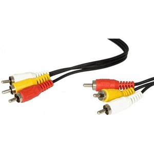 Кабель Lumax (DC2130) 3хRCA (M) - 3хRCA (M) 3 м черный