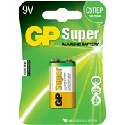 Батарейка GP SUPER 1604A  6LR61 / 6LF22  BL1 (крона) (1/10)