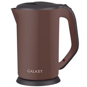 Чайник GALAXY GL 0318 коричневый 2000Вт, 1.7л, металл+пластик