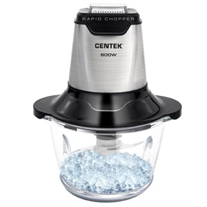 Измельчитель CENTEK CT-1392 600Вт, нерж.600мл, стекл. чаша,