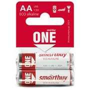 Батарейка Smartbuy ONE LR6 / AA  BL2 (2/60) SOBA-2A02SB-Eco