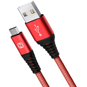 Кабель Nobby Comfort micro USB красный, 1 м, 2A