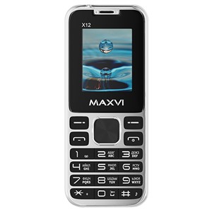 Сотовый телефон MAXVI X12 Metallic Silver
