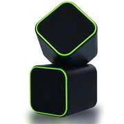 Акустическая система SmartBuy Cute SBA-2580 черно-зеленые / USB / 6 Вт. / ABS-пластик