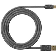 Кабель DF cMetal-01 USB-C (black) 1 м, 1.8A (металлическая оплетка)