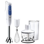 Блендер BRAUN MQ 3035 WH Sauce 700 Вт, нож из нерж.стали, изм., венчик, стакан