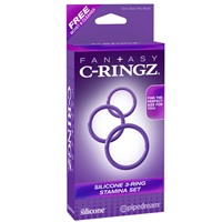 Pipedream Silicone 3 Ring Stamina Set, фиолетовый
Набор эрекционных колец