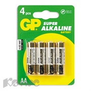 Батарея GP Super AA/LR6/15A алкалин. бл/4