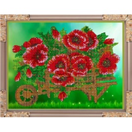 Вышивка бисером  арт.№364 "Маки"