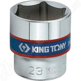 Головка торцевая стандартная шестигранная 3/8", 17 мм, KING TONY, 333517M