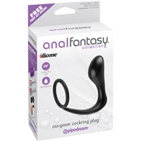 Pipedream Anal Fantasy Collection Ass-Gasm Cockring Plug
Стимулятор простаты с эрекционным кольцом