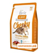 Сухой корм Brit Care Cat Cheeky Outdoor для активных кошек и кошек уличного содержания 400гр