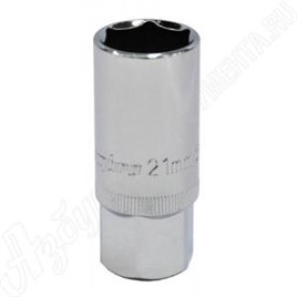 Головка свечная 1/2 DR (21 мм), OMBRA, 112121A