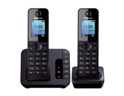 Радиотелефон Dect Panasonic KX-TGH222RUB чёрный, автооветчик, АОН