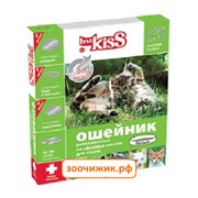 Ошейник Ms.Kiss репеллентный от блох, клещей, комаров (3 мес), 38см зелёный для кошек