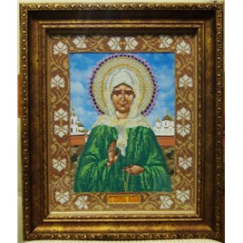 Вышивка бисером  "МАТРОНА МОСКОВСКАЯ" 29х 35см арт.И018