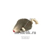 TRIXIE Игрушка набор для кошки Мышь светло-серая погремушка 5 см. 12 шт/цена за 1 мышь/