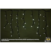  Sneha A-020 LED WT светодиодная "бахрома" 3x0.6м 140LED черный провод влагозащ., морозостойкий