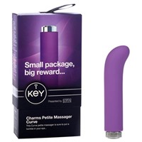 Jopen Key Charms Petite Massager Curve, фиолетовый
Вибратор для точки G