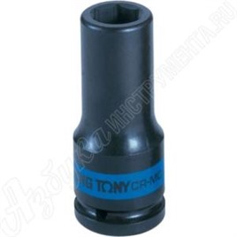 Головка торцевая ударная глубокая шестигранная 3/4", 21 мм, KING TONY, 643521M