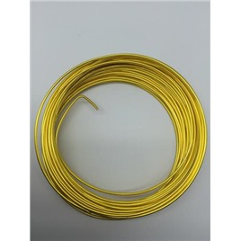 Проволока цветная алюминиевая 100% цвет: желтый (yellow) 1.5мм 10м