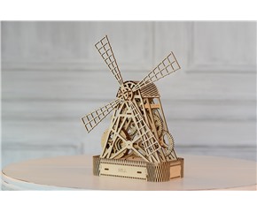 Wooden.City 3D-пазл механический Wooden.City Ветряная мельница