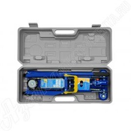 Домкрат подкатной гидравлический 2,5 т в кейсе KRAFT KT 820003