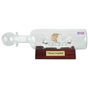 Корабль в бутылке Лодка викингов 