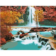 Картина для рисования по номерам "Водопад" арт. GX 7253 m