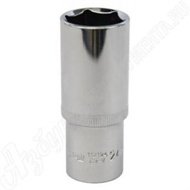 Головка торцевая глубокая 1/2"DR 24 мм, OMBRA, 112124