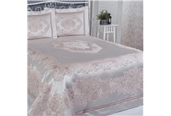 ROSES (пудра) Покрывало 255х260 нав.50х70 (2шт)