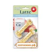 Лакомство Biff  "Latte" mini для собак косточка с творогом (2шт)