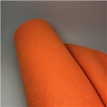 Фетр Skroll в рулоне ширина 100см намотка 50м, мягкий (Soft), толщина 1мм цвет №021 (orange)