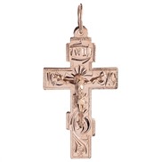 Крест золотой № 130-090-40, золото 585°