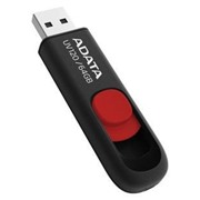 ADATA 64GB USB2.0 Flash Drive UV120 (Black\Red) (AUV120-64G-RKD)