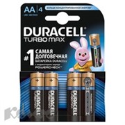 Батарея DURACELL АА/LR6-4BL TURBO Max бл/4